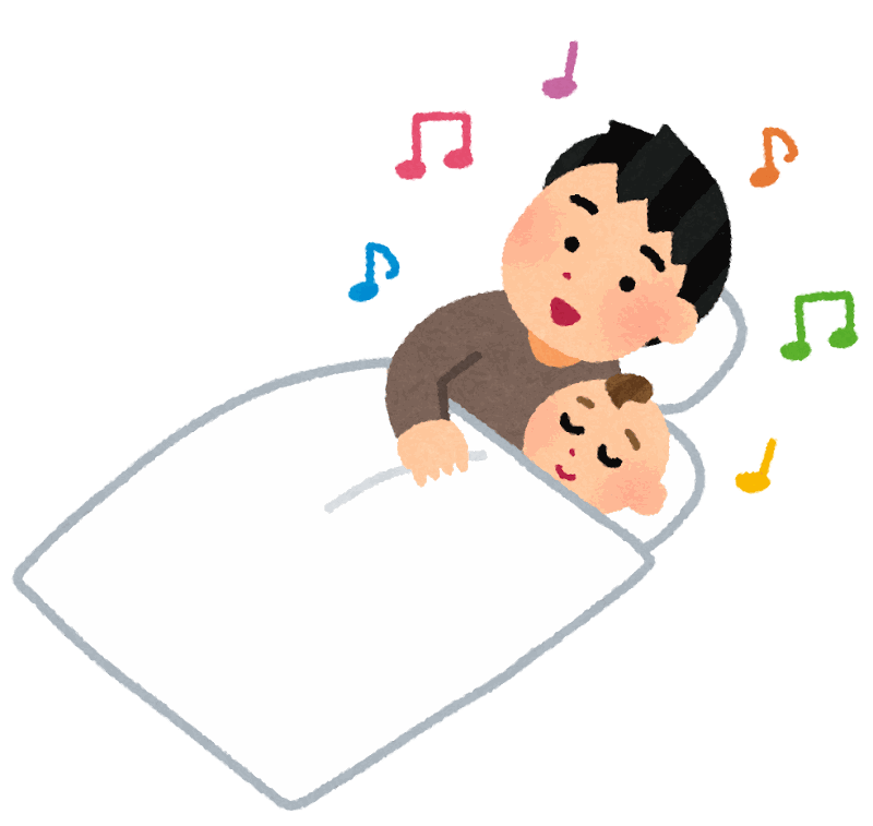 寝かしつけの鼻歌、何を歌う?うちは『ゆりかごのうた』。息子は寝て、娘は寝なかった
